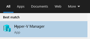 Hyper-V Manager